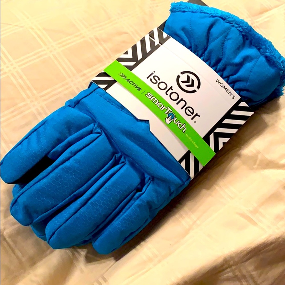New!! Isotoner Active Smartouch Ski Gloves